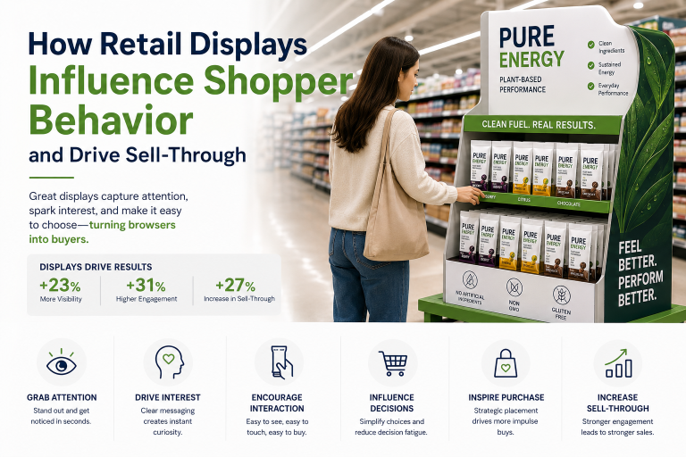 How retail displays influence shopper behavior