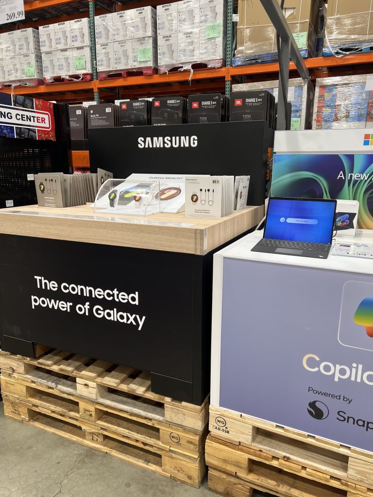 Export product protected in a pre-packed retail display ready for Costco