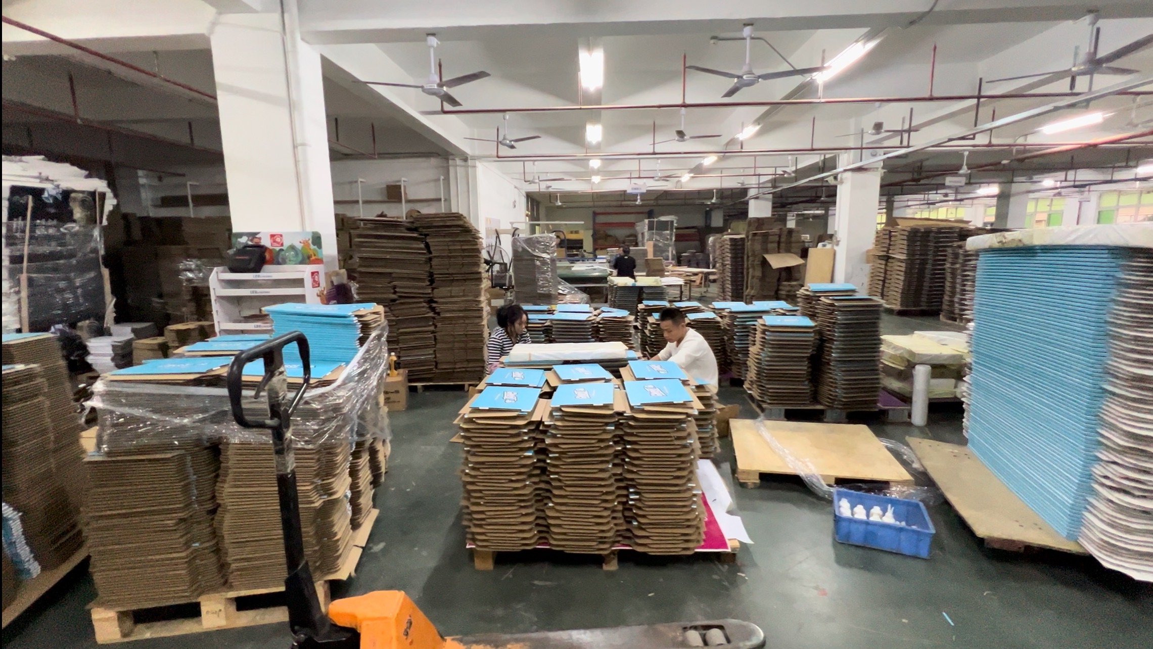 Retail display production line at Store Display Group factory