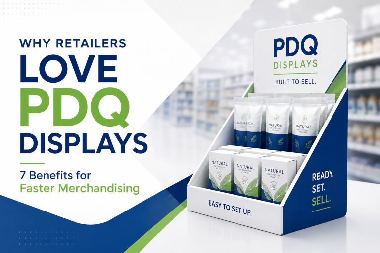 Benefits of PDQ displays for retail merchandising
